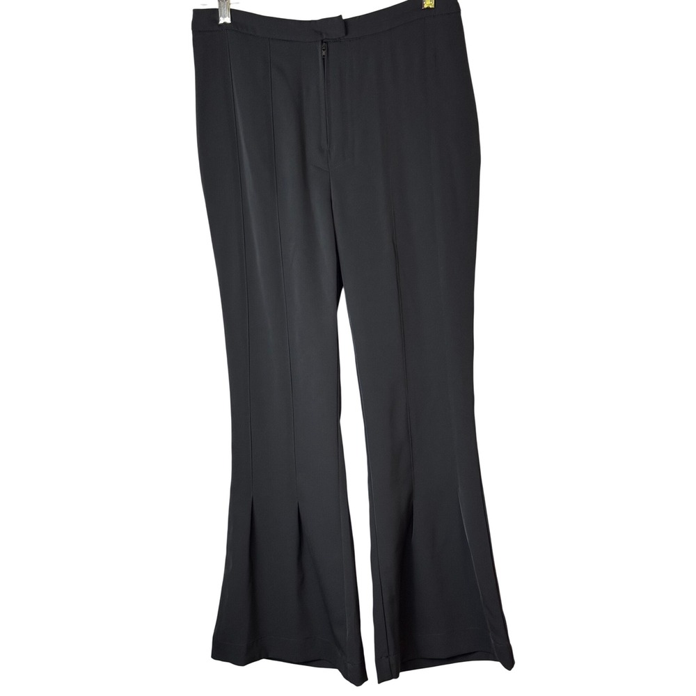 NWT Endless‎ Rose Black Wide Leg Flare Pants New  Womens Size M